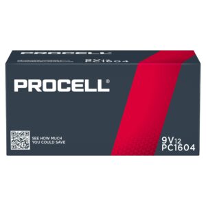 9-volt Procell Alkaline Batteries Case of 72