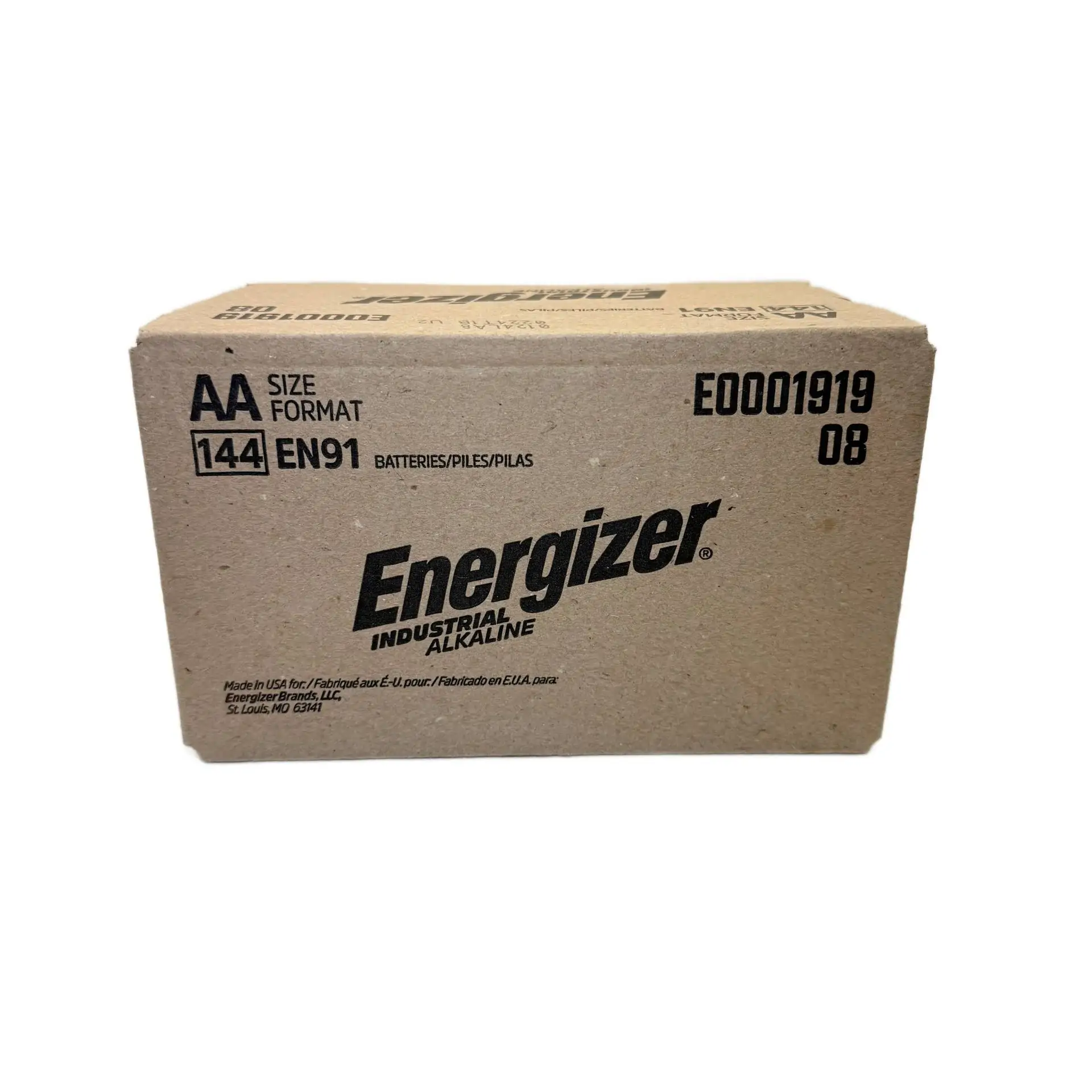 Energizer Industrial AA Batteries Case of 144