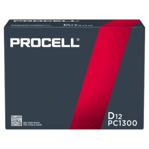 Duracell Procell D Batteries Case of 72