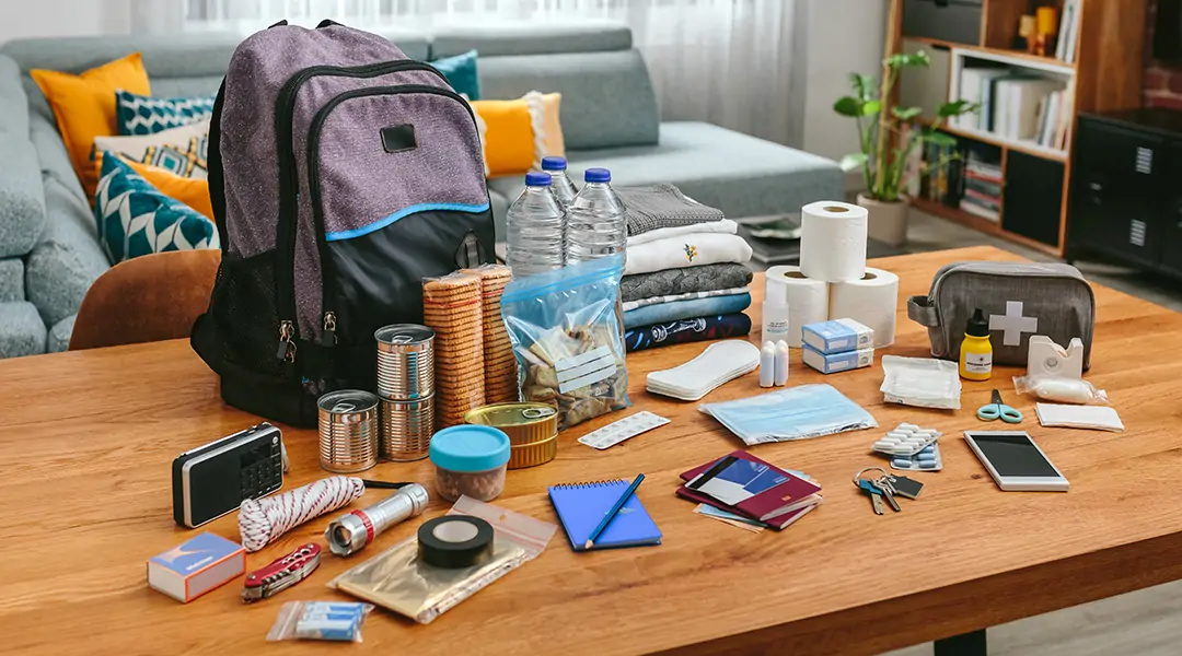 home emergency preparedness kit with batteries