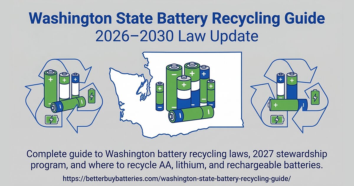 Washington State 2026 Battery Recycling Guide